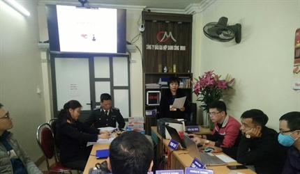 Viện KSND huyện Mê Linh kiểm sát việc bán đấu giá tài sản
